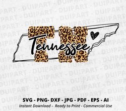 tennessee leopard svg, tn leopard svg, tennessee svg,leopard svg,tennessee map svg,tennessee love svg, cricut,heart svg,