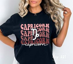 capricorn svg png, stacked capricorn svg, horoscope shirt, zodiac svg, capricorn symbol svg, birthday girl svg, capricor