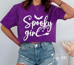 spooky girl svg png, halloween girl svg, witch girl svg, toddler spooky, spooky season, halloween svg, retro halloween s