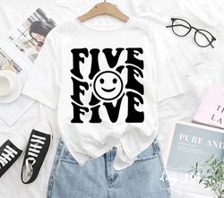 stacked five svg, five svg, fifth birthday svg, i am 5 svg, boy birthday svg, girl birthday svg, five birthday svg, 5 ye