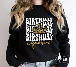 stacked birthday queen svgcay svg,birthday queen svg,birthday girl svg,its my birthday svg,birthday shirt sv