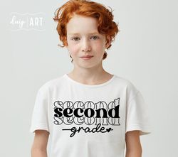 second grade svg png, second grade vibes svg, 2nd grade svg, back to school svg, first day of school, second grade shirt