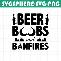 beer boobs and bonfires svg, beer bottles svg, tits svg, boobs woman body svg