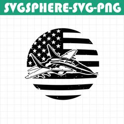 fighter jet usa flag svg