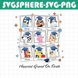 happiest grand on earth blue y png, bluey family png, bingo png, f