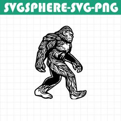 bigfoot svg | big foot cut files | yeti sasquatch clip art | cutting file cuttable prin