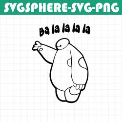 baymax svg big hero png clipart , disneyland ears svg clipart svg, cut file layered by color, cut file cricut, silhouet