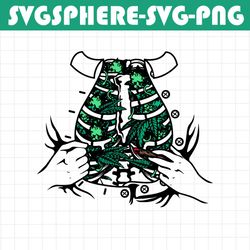 dope woman ribcage | svg file | weed woman svg | weed mom svg