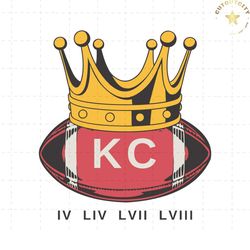 Kansas City Chiefs Super Bowl Dynasty Crown SVG