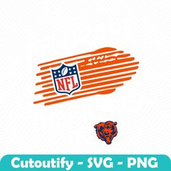 nfl draft the pick is in chicago bear svg