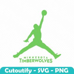 minnesota timberwolves jordan basketball svg