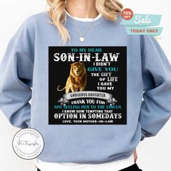 son in law gorgeous daughter mother in law gifts lion birthday fathers day svg, dxf, eps, png instant download