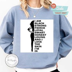 i am black strong black sexy woman afro silhouette love my skin svg png silhouette or cricut cut file