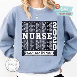 nurse 2020 graduation svg, nurse svg, cricut file, svg