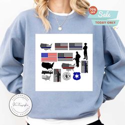 american flag bundle svg, police svg bundle, firefighter bundle, first responder usa