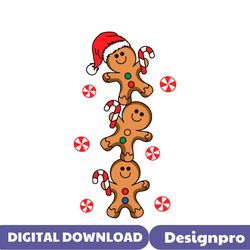 cute gingerbread christmas svg