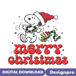 funny snoopy woodstock merry christmas svg cricut files