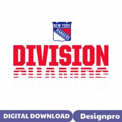 division champs new york rangers hockey svg