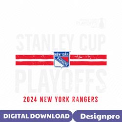 2024 stanley cup playoffs new york rangers svg