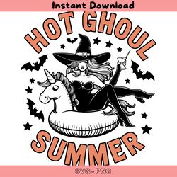 hot ghoul summer witches vibe svg digital download files