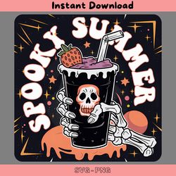 spooky summer skeleton hand png digital download files