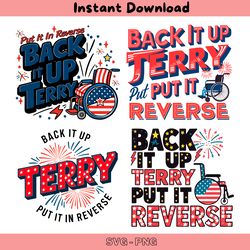 back it up terry put it in reverse svg bundle