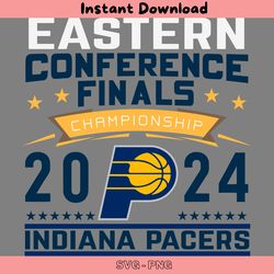 indiana pacers 2024 eastern conference finals svg