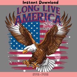 long live america independence day png digital download files