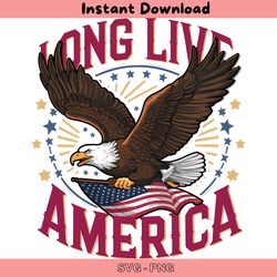 long live america patriotic eagle png digital download files