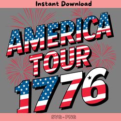 america tour 1776 independence day svg digital download files
