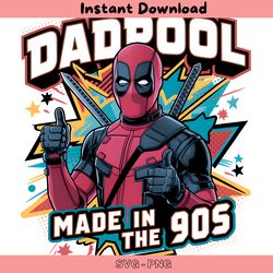 marvel daddy dadpool made in the 90s png