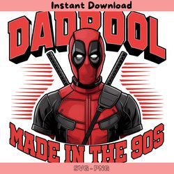 dadpool made in the 90s funny marvel dad png