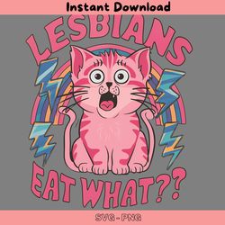 lesbians eat what pink cat png digital download files