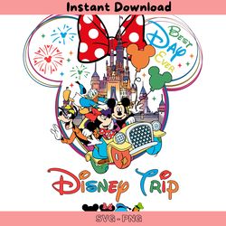 disney trip 2024 minnie ears castle png digital download files