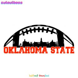 stillwater oklahoma football svg for cutting - ai, png, cricut and silhouette studio