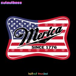 merica since 1776 american flag svg digital download files