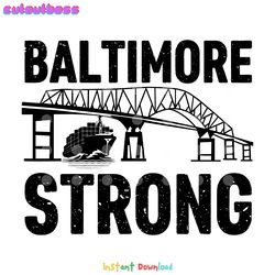 baltimore strong francis scott key bridge svg