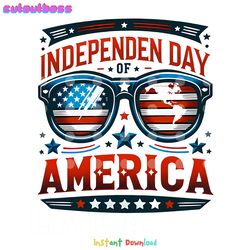 retro glasses independence day of america png