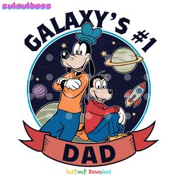 galaxys dad disney goofy and max png digital download files