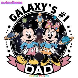 galaxys dad mickey and minnie mouse png digital download files