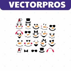 snowman face svg, png, cricut, snowman svg, christmas svg, snowman face png, snowman cut file, cute snowman