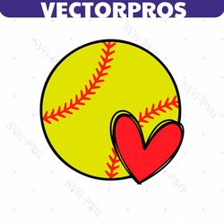 softball heart svg, red stitch svg, softball t-shirt, cheer mom svg, game day