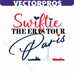 swiftie the eras tour paris skyline svg