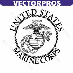 emblem of the united states marine corps svg