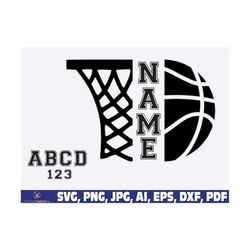 basketball svg, basketball mom svg, name basketball svg, name template, basketball player svg, basketball team svg, bask