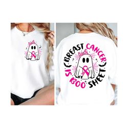 breast cancer is boo sheet svg| breast cancer awareness svg| halloween breast cancer svg| breast cancer halloween ghost svg| mockup included