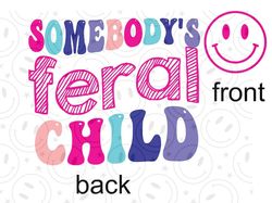 feral child pink (front and back) png original