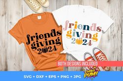 friendsgiving 2024 svg, friendsgiving svg, friendsgiving shirt, retro friends, sublimation png 300 dpi, thanksgiving svg