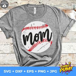 baseball mom svg, baseball svg, grunge baseball svg, baseball mom shirt, baseball cut file for cricut and silhouette