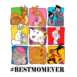 best mom ever disney mama characters svg